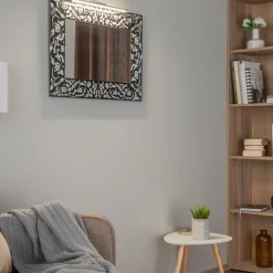 MCJ Væg- Og Spejllamper > LED-spejlbelysning Triga IP44 sort 40 cm, 3.000K