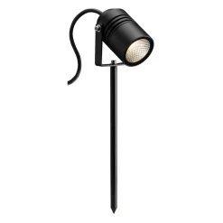 LCD Udendørs Spot > 5018 LED-spotmedjordspyd, sort, IP65
