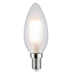 Dæmpbar Led-Pære|Led Pærer ^ Paulmann LED stearinlyspære E14 5W 2.700K mat dæmpbar