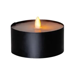 STAR TRADING Dekorationsbelysning > LED stearinlys Torch Candle sort metal/voks batteridrevet