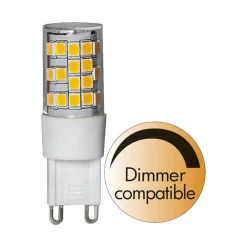 STAR TRADING Dæmpbar Led-Pære > LED-stiftsokkelpære G9 3,8W 4.000K