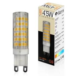 Schuller Valencia Dæmpbar Led-Pære|Led Pærer > LED-stiftsokkelpære G9 4,5W 3.000K dæmpbar