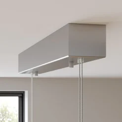 Lucande Pendellamper|Pendellamper > LED-træpendellampe Karinja med lysdæmper, natur
