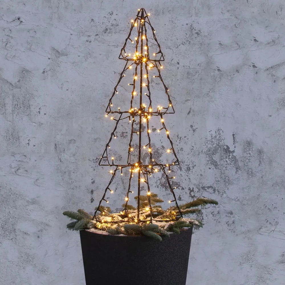 STAR TRADING Dekorationsbelysning|Julepynt > LED udendørs dekoration Light Tree Foldy, højde 90 cm