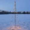 STAR TRADING Dekorationsbelysning|Julepynt > LED udendørs dekoration Lystræ, LED'er delvist blinkende