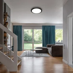 Briloner Udendørs Loftlamper > LED udendørs loftlampe 3766015, IP44, sort