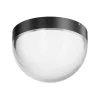 Maytoni Udendørs Loftlamper > LED udendørs loftlampe Mon, grafit, Ø 18 cm, IP65, 3.000K