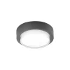 Fabas Luce Udendørs Loftlamper > LED udendørs loftlampe Owen, mørkegrå, metal, 23 cm, IP65