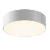 Udendørs Loftlamper ^ Maytoni LED udendørs loftlampe Zon, hvid, Ø 22 cm, 3.000 K, metal