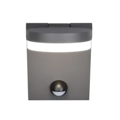 Trio Lighting Væglampe Med Sensor > LED udendørs væglampe Adour, antracit, sensor, kipbar, CCT