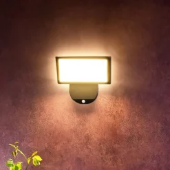 Væglampe Med Sensor ^ Deko-Light LED udendørs væglampe Alkes L med sensor, 30 cm