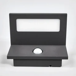 Væglampe Med Sensor|Væglamper ^ Lucande LED-udendørsvæglampe Darina, bevægelsessensor