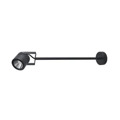 LCD Udendørs Spot > LED udendørs vægspot 5012, sort, aluminium, glas, 68 cm