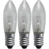 STAR TRADING Led Pærer > LED udskiftningslampe E10 0,2W 2.100K 3-pak