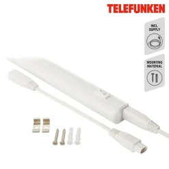 Underskabsbelysning ^ Telefunken LED underskabslampe Hephaistos, hvid, længde 31 cm