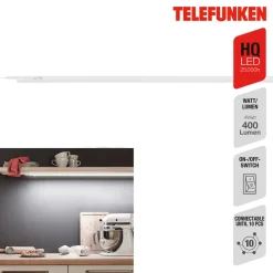 Telefunken Underskabsbelysning > LED underskabslampe Hephaistos, hvid, længde 117 cm
