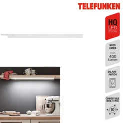 Telefunken Underskabsbelysning > LED underskabslampe Hephaistos, hvid, længde 57 cm
