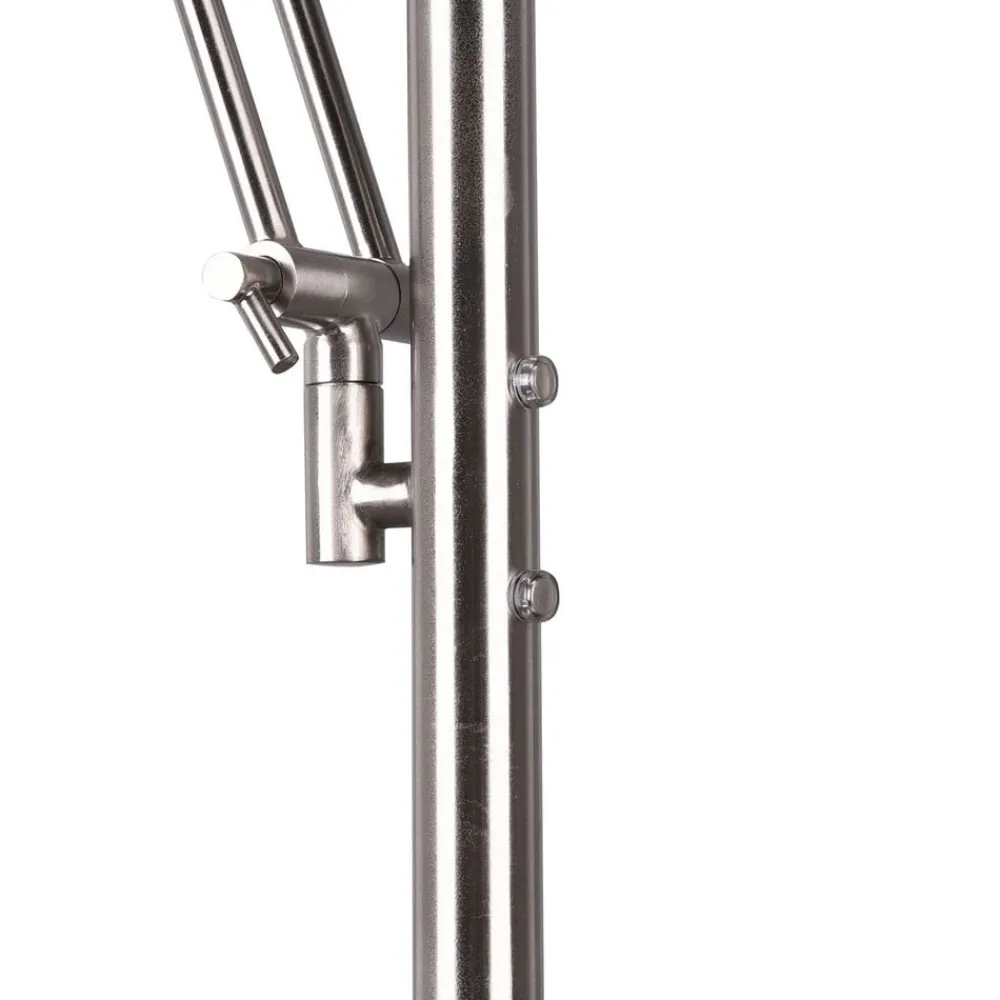 Gulvlamper ^ Trio Lighting LED-uplight Barrie med læselampe, nikkel mat