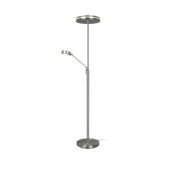 Trio Lighting Gulvlamper > LED-uplight Franklin, læselampe, nikkel mat