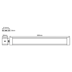 Underskabsbelysning ^ LEDVANCE Cabinet Slim underskabslampe 30cm 2 enheder