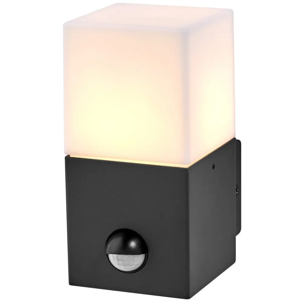 Væglampe Med Sensor ^ LEDVANCE Endura Classic Figo Square udendørs væglampe, sensor