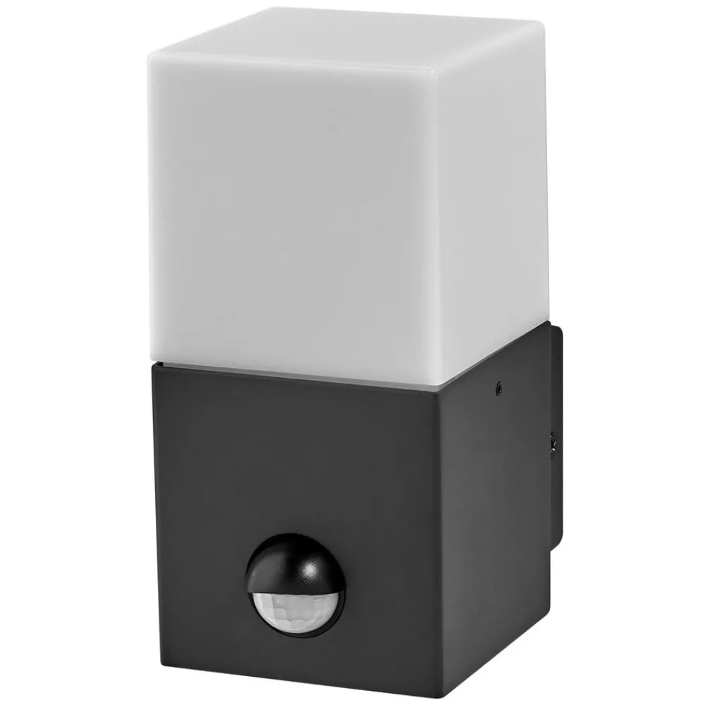 Væglampe Med Sensor ^ LEDVANCE Endura Classic Figo Square udendørs væglampe, sensor