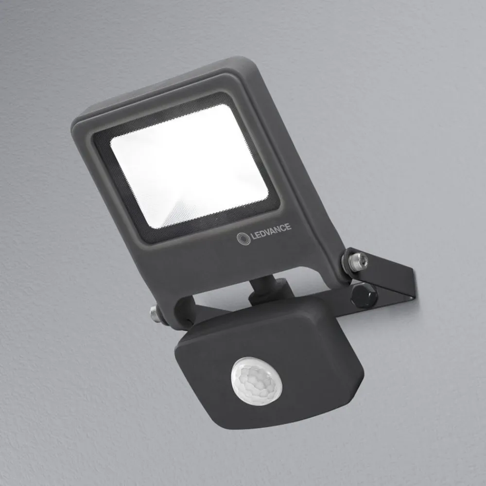 LEDVANCE Væglampe Med Sensor|Udendørs Spot > Endura Flood Sensor LED-udendørsspot gråt