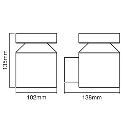 LEDVANCE Væglamper > Endura Style Cylinder udendørs væglampe