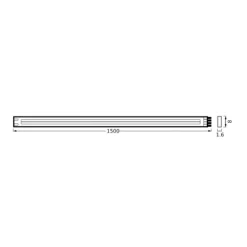 Dekorationsbelysning|Led Strips ^ LEDVANCE Flex COB LED-strip IP20 3.000K, 1,5 m