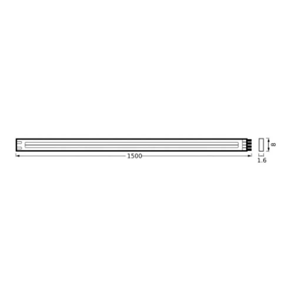 Dekorationsbelysning|Led Strips ^ LEDVANCE Flex COB LED-strip IP20 3.000K, 1,5 m