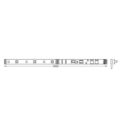 Dekorationsbelysning|Led Strips ^ LEDVANCE Flex Remote LED-strip IP20 RGBW, 3m