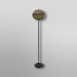 Gulvlamper|Gulvlamper ^ LEDVANCE gulvlampe Ball højde 116 cm, brun, bølgepap, E27