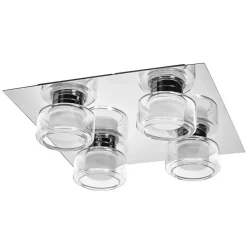 LEDVANCE Loftlamper > LED-loftlampe Orbis Flame, krom, 4 lyskilder, IP44