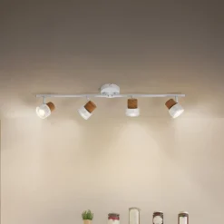 LEDVANCE Loftlamper|Loftlamper > LED loftspot Cork, GU10, 4-lys, dæmpbar, hvid
