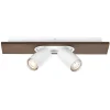Loftlamper|Loftlamper ^ LEDVANCE LED-loftspot Mercury GU10, 2-lys, træ/hvid