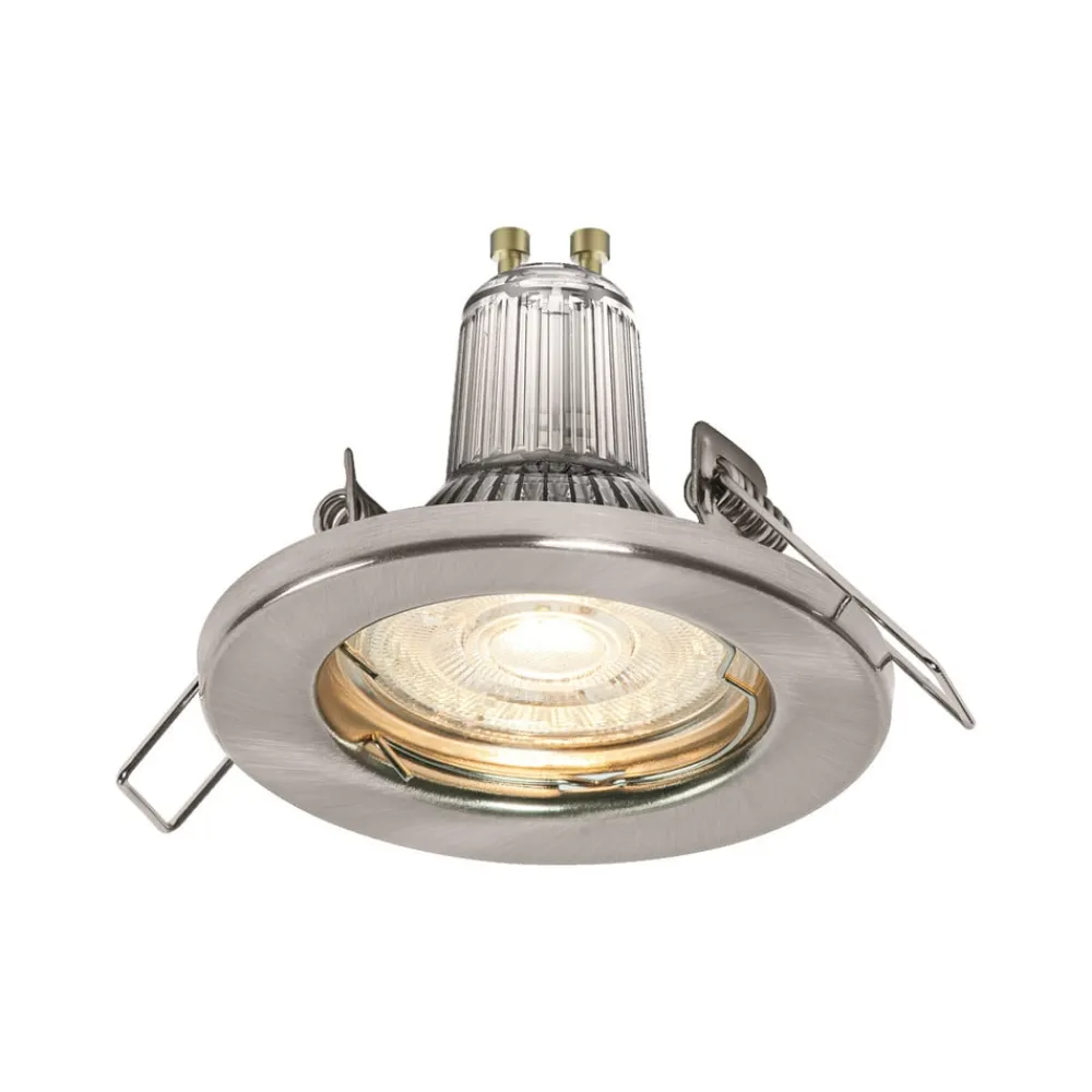 Indbygningsspots|Spotlights ^ LEDVANCE LED-spot GU10 Recessed, 5 stk, nikkel