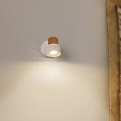 Væglamper|Spotlights ^ LEDVANCE LED-vægspot Cork, GU10, dæmpbar, hvid