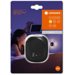 LEDVANCE Natlys > Lunetta Edge stikdåse-natlampe, sort