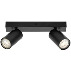 LEDVANCE Loftlamper|Spotlights > Octagon LED-spotlight, dæmpbar, to lamper, sort