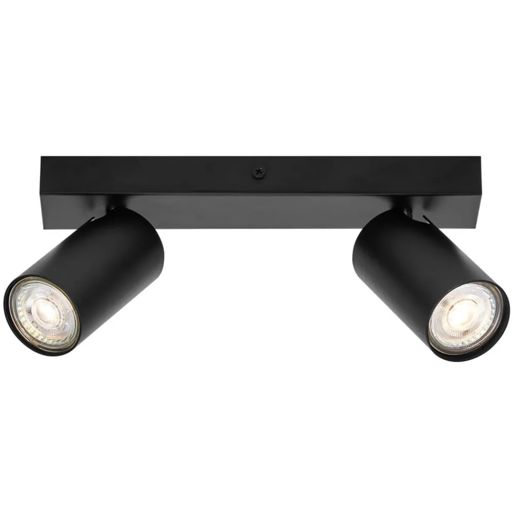 LEDVANCE Loftlamper|Spotlights > Octagon LED-spotlight, dæmpbar, to lamper, sort