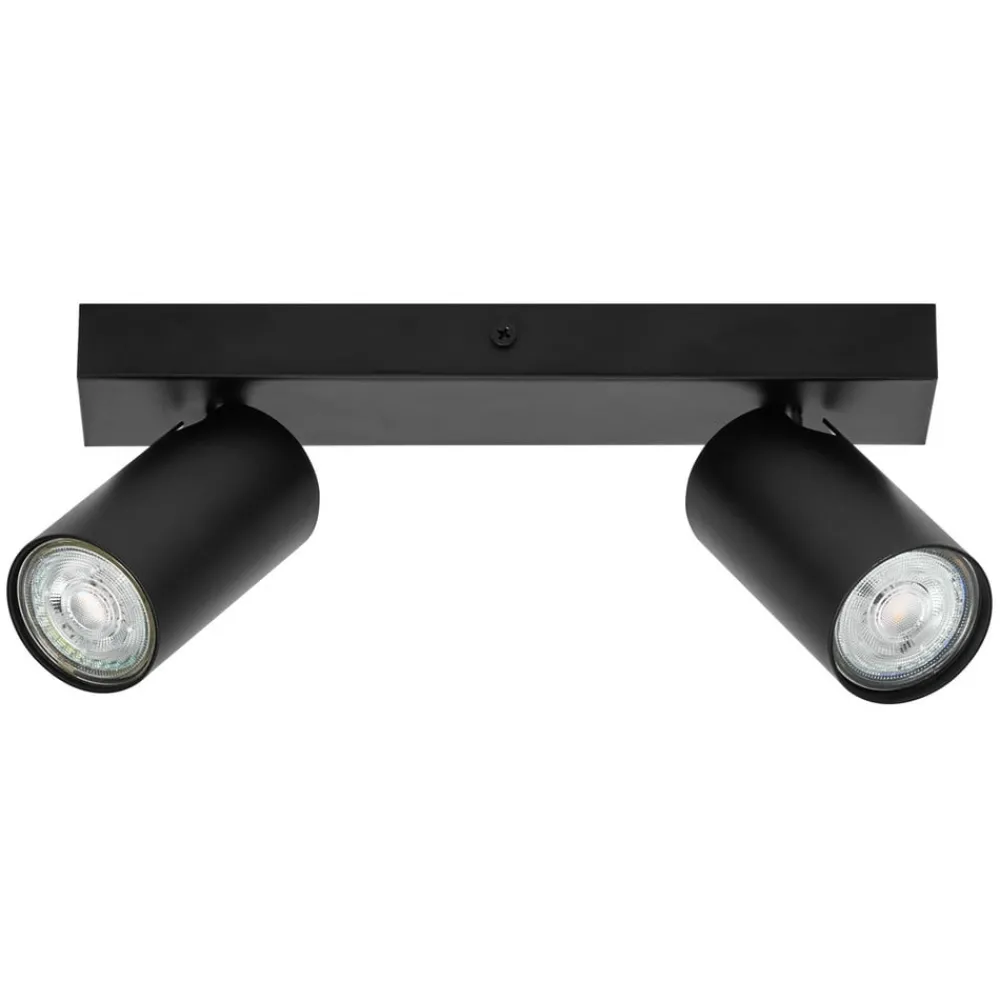LEDVANCE Loftlamper|Spotlights > Octagon LED-spotlight, dæmpbar, to lamper, sort
