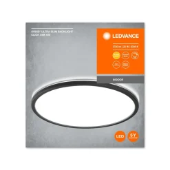 LEDVANCE Loftlamper > Orbis Ultra Slim, sort, Ø 40 cm