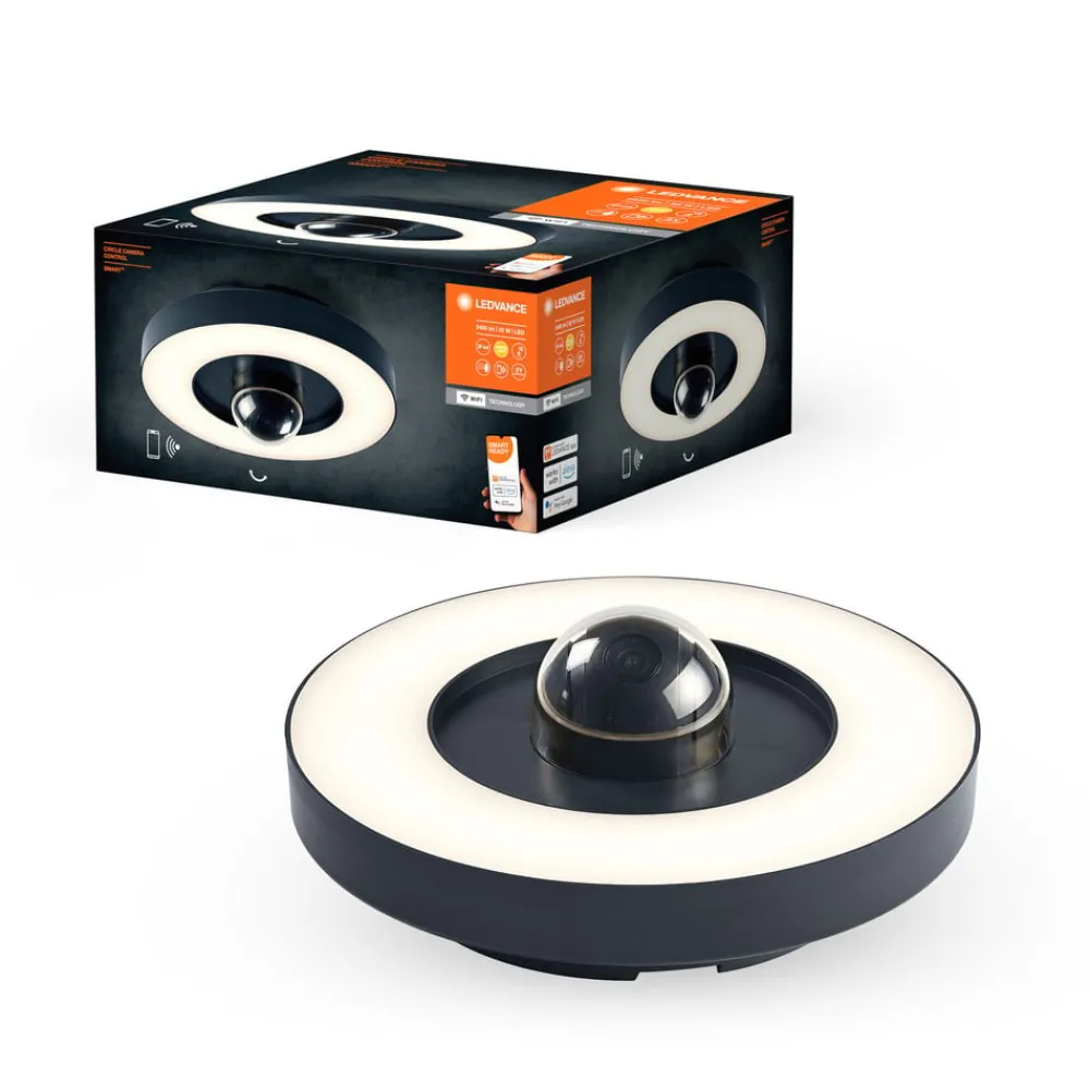 Væglampe Med Sensor|Væglamper ^ LEDVANCE SMART+ WiFi Circle Control lyskamera