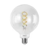 Dæmpbar Led-Pære|Filament Pære ^ LEDVANCE SMART+ WiFi E27 4,8W klar G125 RGB CCT