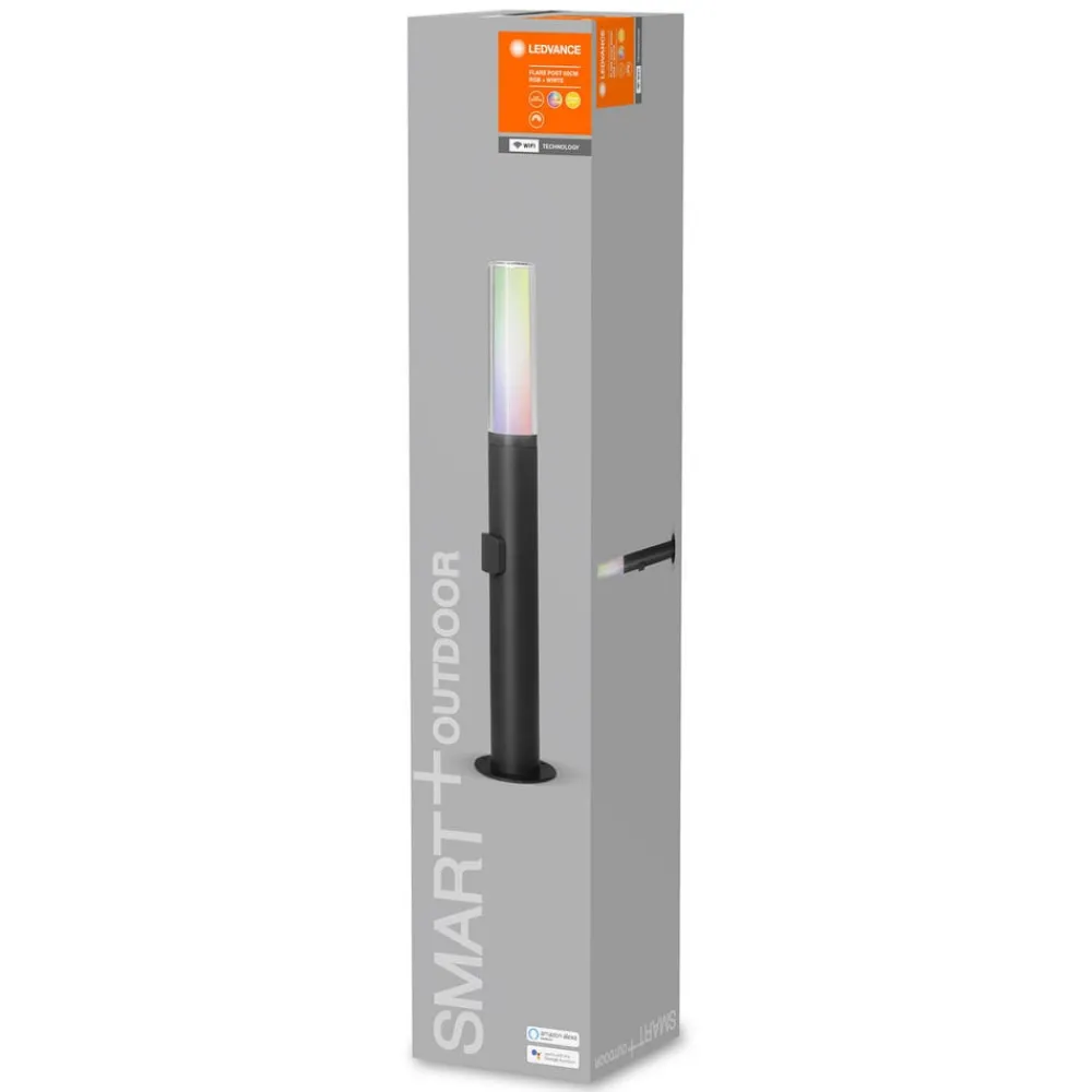 Gadebelysning ^ LEDVANCE SMART+ WiFi Flare LED-gadelampe RGBW