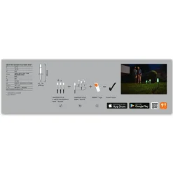 LEDVANCE SMART+ Dekorationsbelysning > WiFi Garden Pole 36,5 cm 3 stk