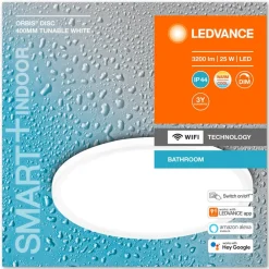 Loftlamper ^ LEDVANCE SMART+ WiFi Orbis Disc, hvid, Ø 40 cm