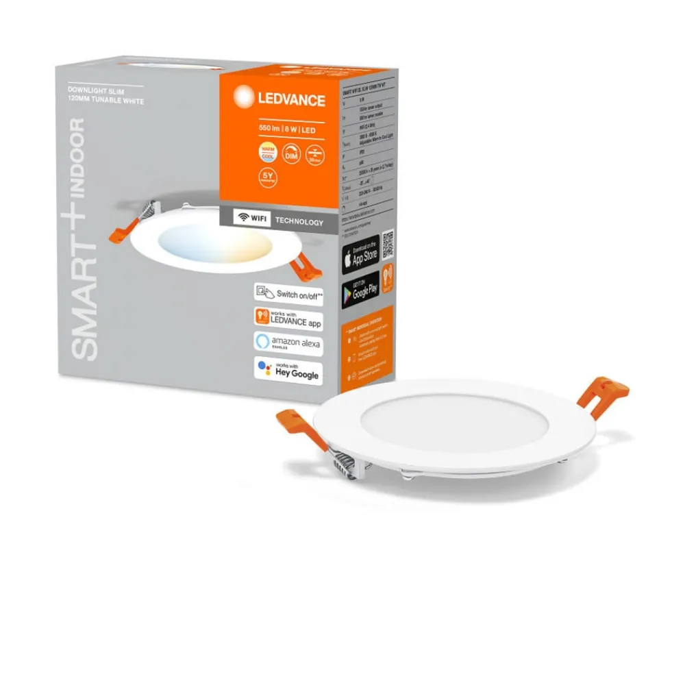 LEDVANCE SMART+ Loftlamper|Indbygningsspots > WiFi Orbis Downlight Slim Ø 12 cm