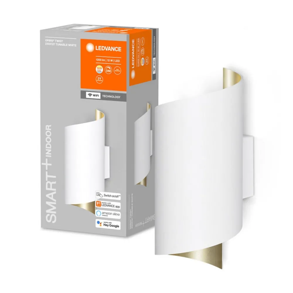 LEDVANCE SMART+ Væglamper > WiFi Orbis Wall Twist, hvid