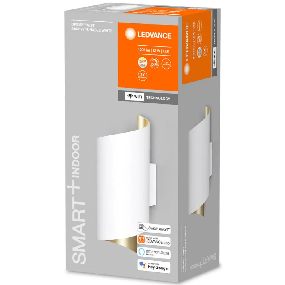 LEDVANCE SMART+ Væglamper > WiFi Orbis Wall Twist, hvid
